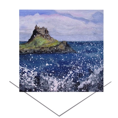 Holy Island Greeting Card